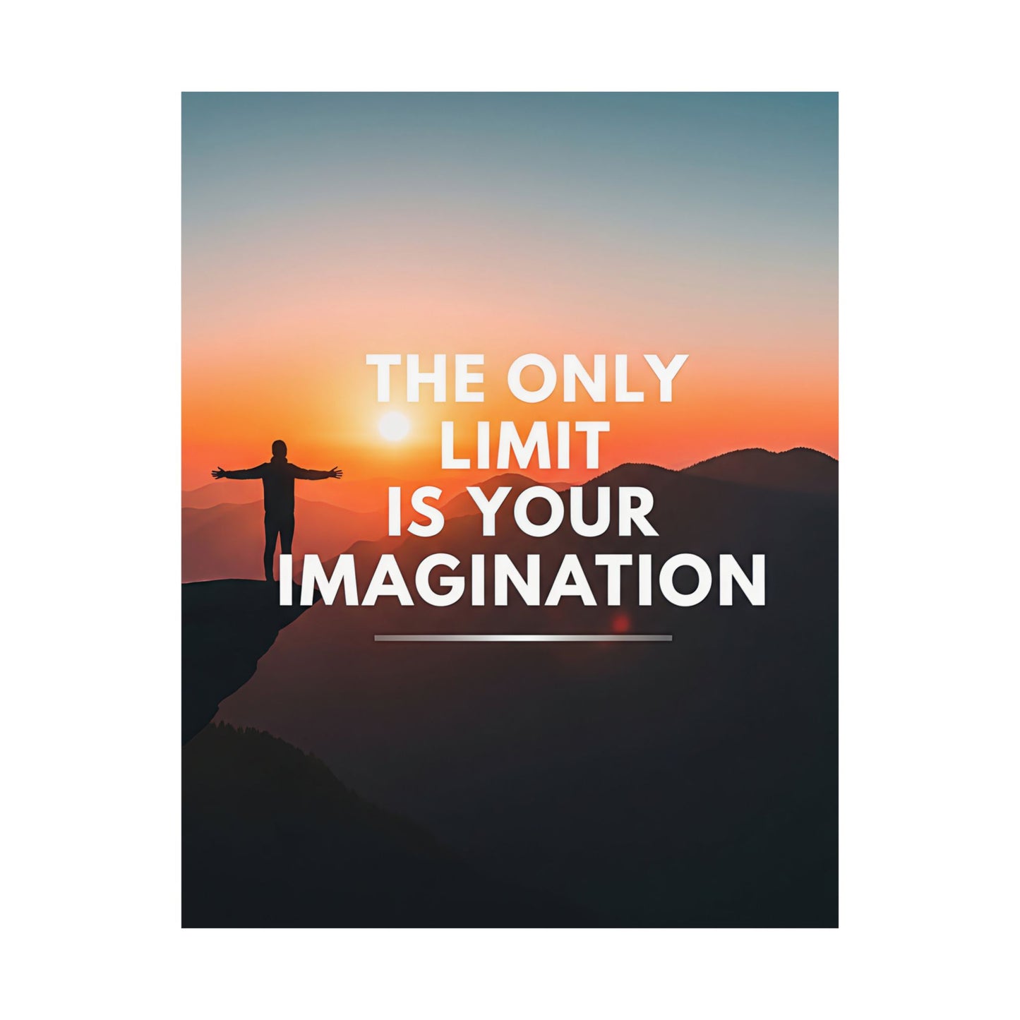 Motivational Wall Art, Inspirational Poster, Home Decor, Office Decor, Gift for Dreamers, Positive Vibes